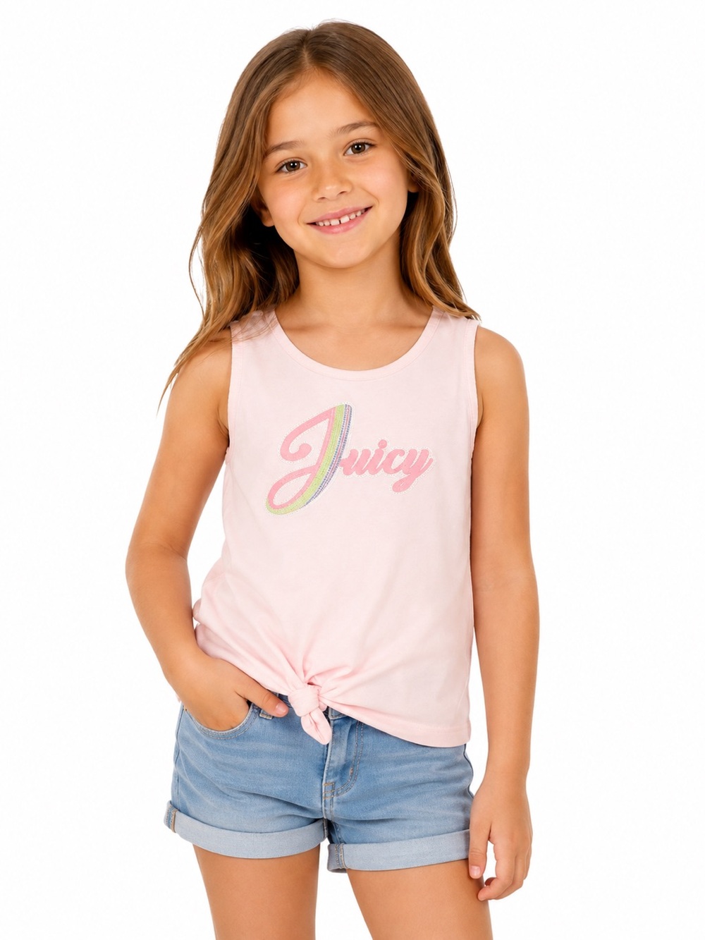 Juicy Couture Light Pink Sleeveless Tank Top
